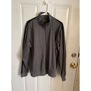 BCG full zip grey lightweight jacket size Medium
